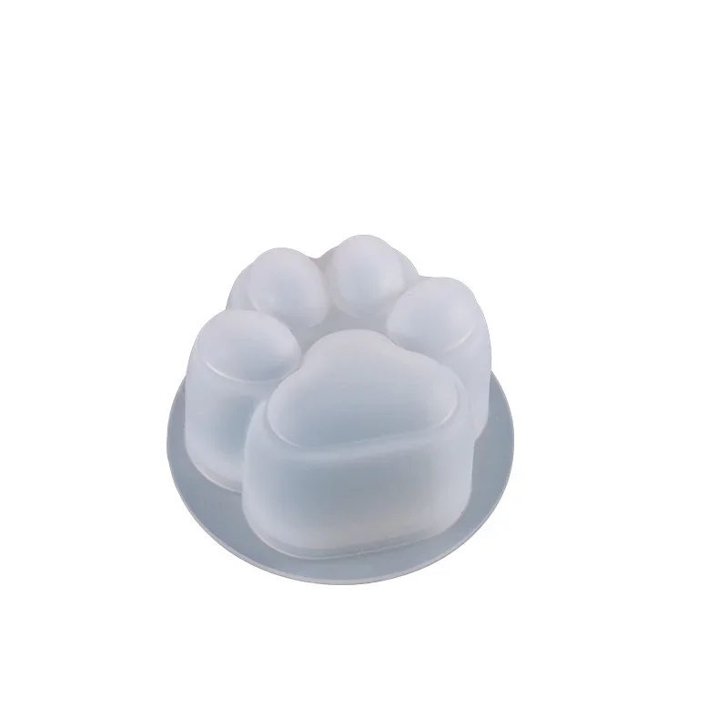 Silicone Mold Diy Crystal Drip Mold Single Large Cat Paw Pendulum Jewelry