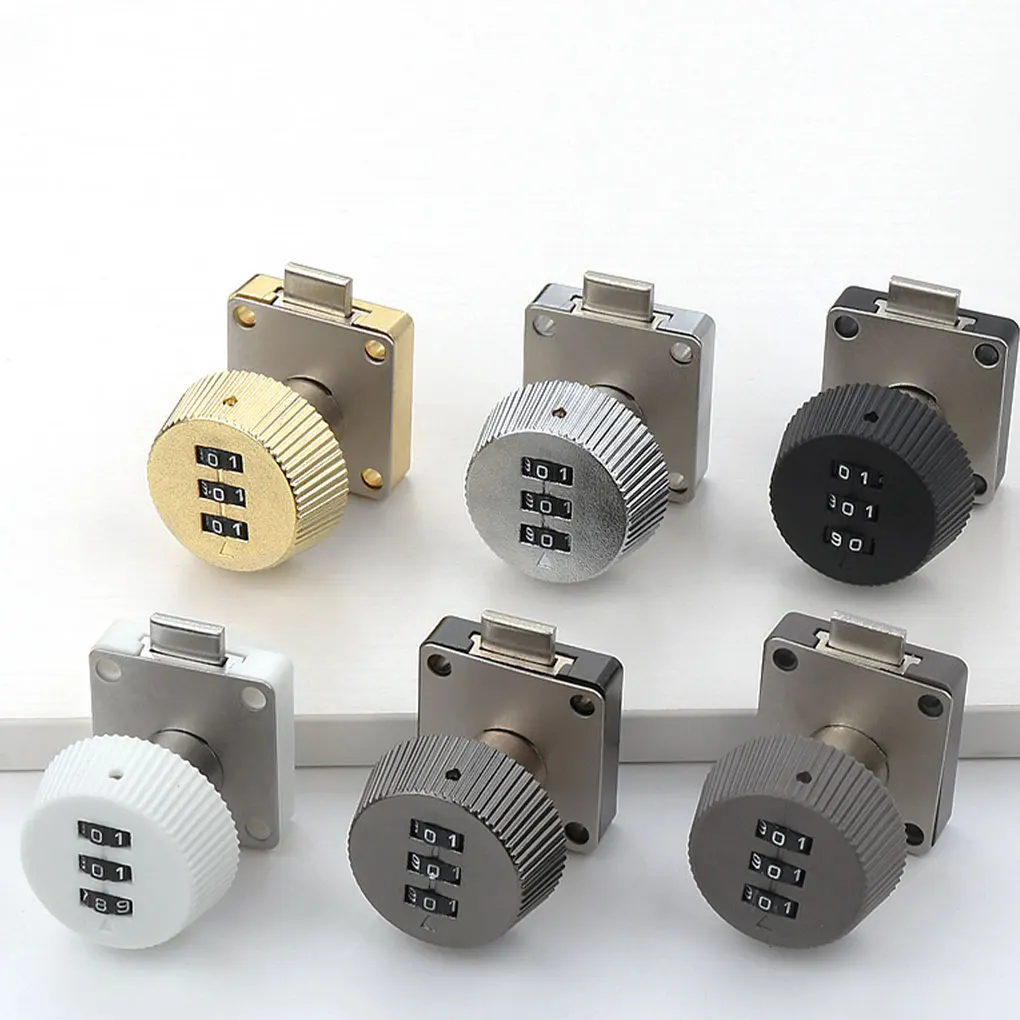 3 Digital Code Combination Cabinet Zinc Alloy Password Locks Cupboard Drawer Cabinet Mailbox Password Locker Automation Cam Lock combination padlock cabinet door lock door lock buckle drawer lock