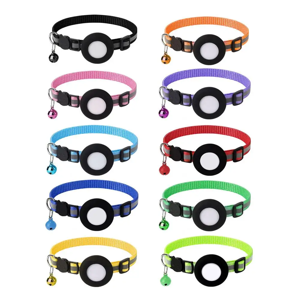Silicone Anti-Lost Pet Cat Collar For The Apple Protective Wearable Tracker Anti Lost Positioning Tracker Cover Collar 2024 2