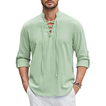 Men’s Medieval Pirate Linen Shirt 3
