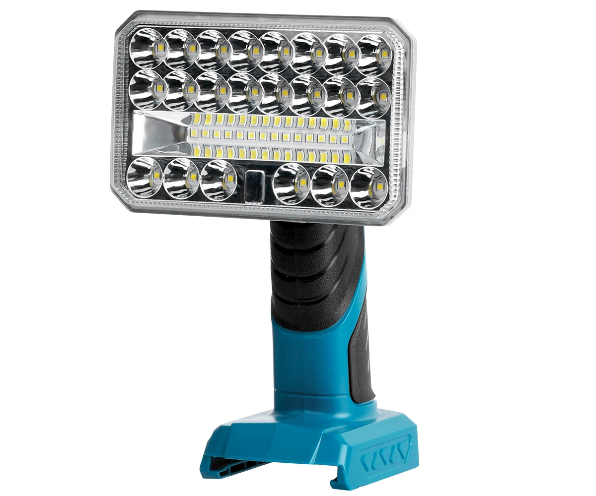 Bosch 18V için 2000LM Kablosuz LED Çalışma Işığı, USB-A 2.1A Hızlı Şarj, Şantiye, Araba Tamiri, Kamp, Acil Durum (Pil Yok)