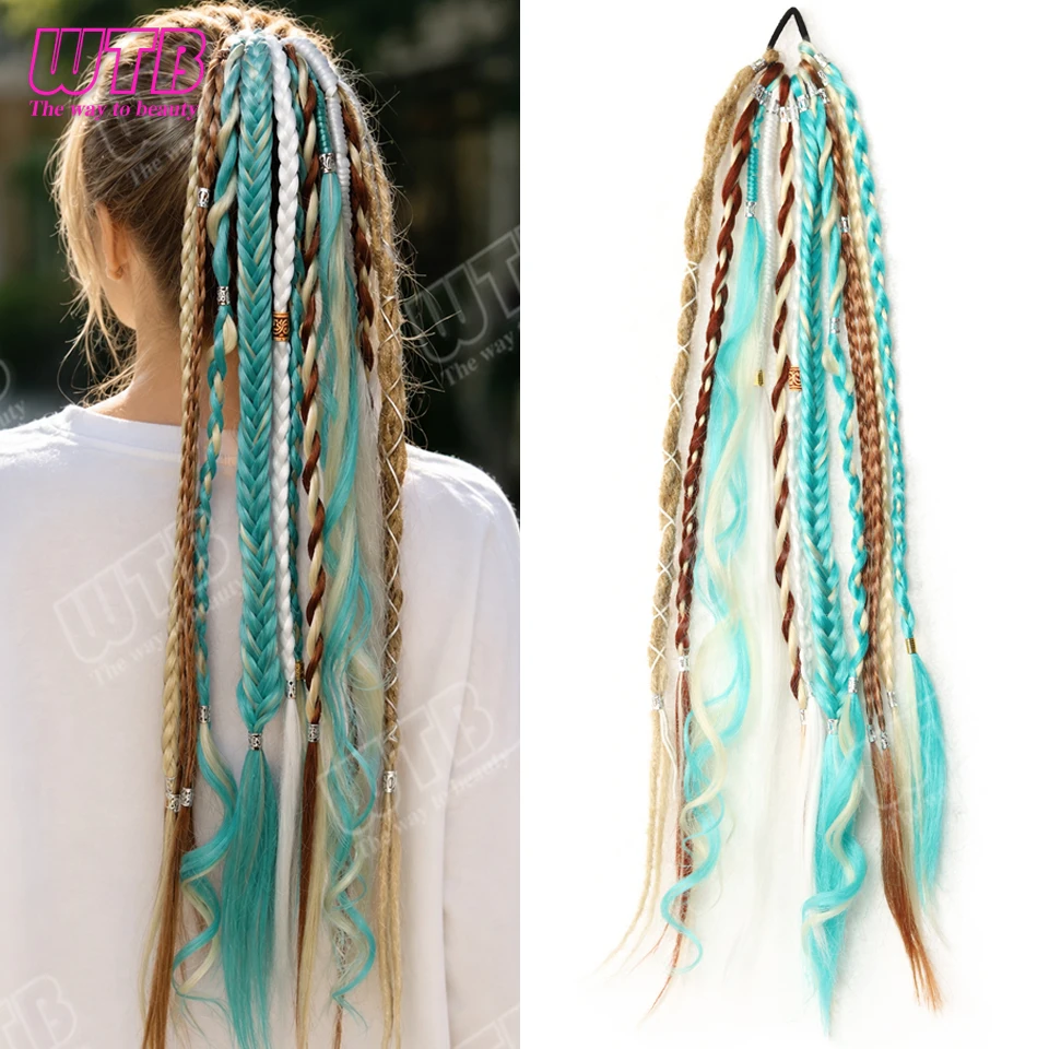 Elegant Synthetic Braided Wig – Effortless Wear for Any Occasion