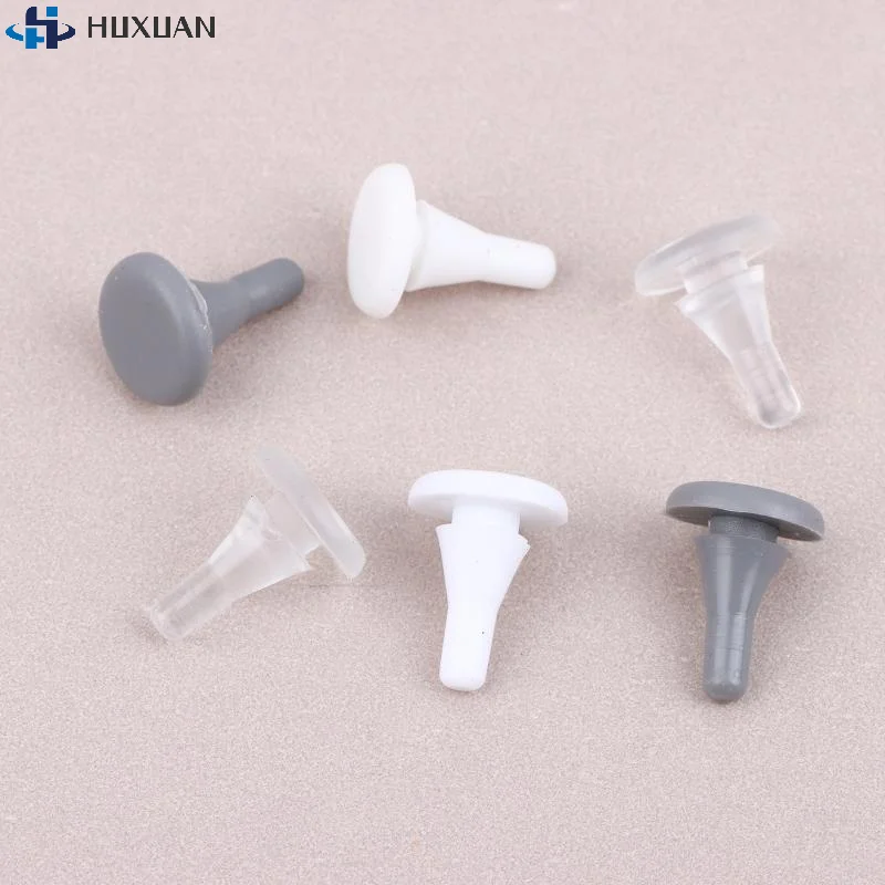 20PCS 엘리베이터 홀 도어 충돌 방지 못/충돌 방지 고무 패드/충격 흡수 콩/오프닝 5-6mm 두께 2MM