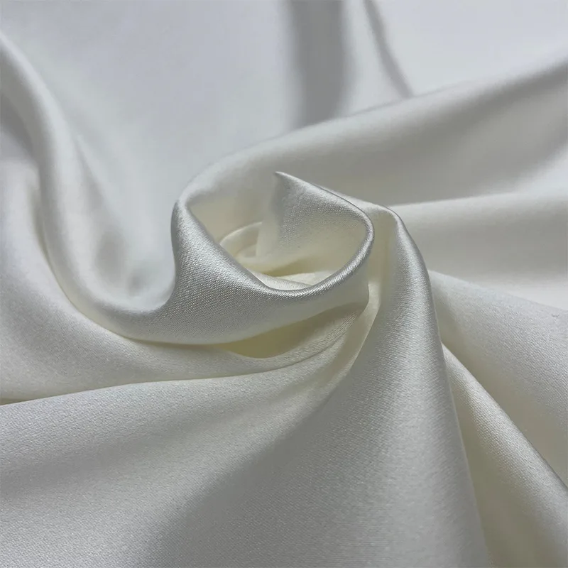 

30MM Heavy Weight Silk Fabric 100% Pure Mulberry Silk Satin Fabric.Smooth and High-quality Gloss on Both Sides.