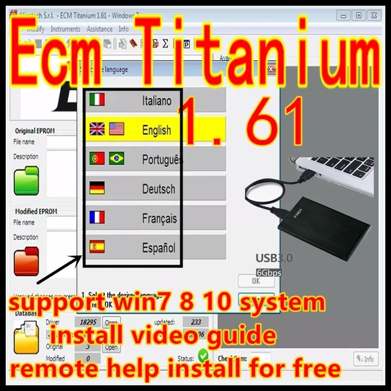 

Newest ECM TITANIUM 1.61 For KT/ AG and K- ESS V2 ECM TITANIUM 1.61 With 18259+ Driver ECM Titanium 26000 Drivers For ECU Repair