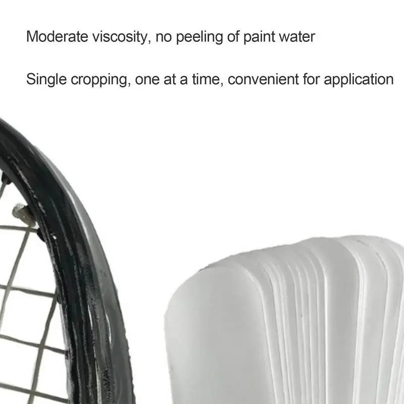 Transparent Racket Head Sticker Scratch Prevent Reduce Friction Tennis Racket Protection Tape TPU Protection Tape Sports Parts