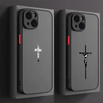Verse of The Christian Bible Jesus Phone Case For iPhone 16 15 14 13 11 12 Pro Max X XS XR 7 8 15 16 Plus SE2 Shockproof Cover 1
