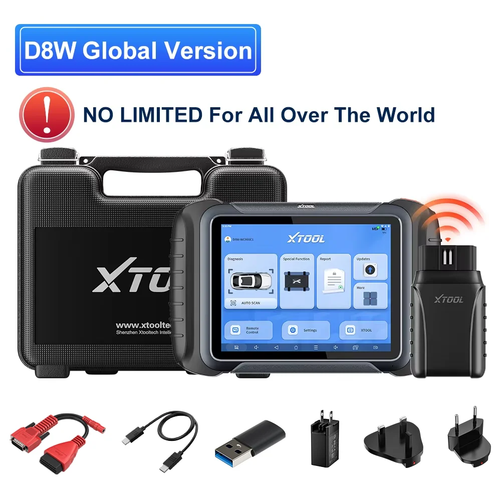 أداة تشخيص السيارات بتقنية البلوتوث XTOOL D8W D8S،...