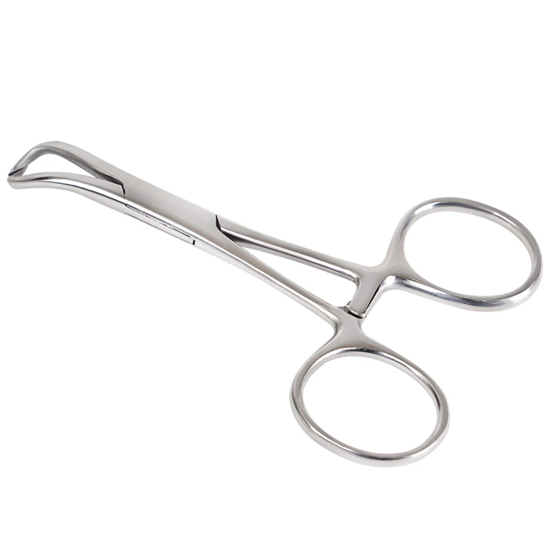 1pc Dental Fixed Cloth Plier 9cm Stainless Steel Surgical Cloth Towel Clamp Forcep Orthopedics Lifting Pointed Surgery Tool