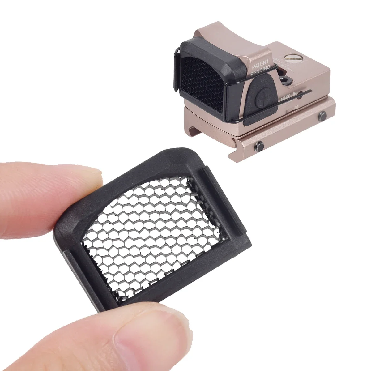 Tactical Anti-Reflection Sunshade Killflash Lens Protector Mesh Cover Scope Red Dot Sight Hunting Accessories