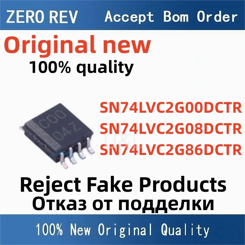 

5Pcs NEW 100% SN74LVC2G00DCTR C00 SN74LVC2G08DCTR C08 SN74LVC2G125DCTR C25 SN74LVC2G126DCTR C26 MSOP-8