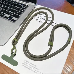 Vibrant Adjustable Crossbody Phone Lanyard - Universal Candy Color Anti - Lost Strap (Deep Green)