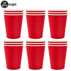 Vibrant Red Party Tableware Set for Celebrations and Events (YELLOW)