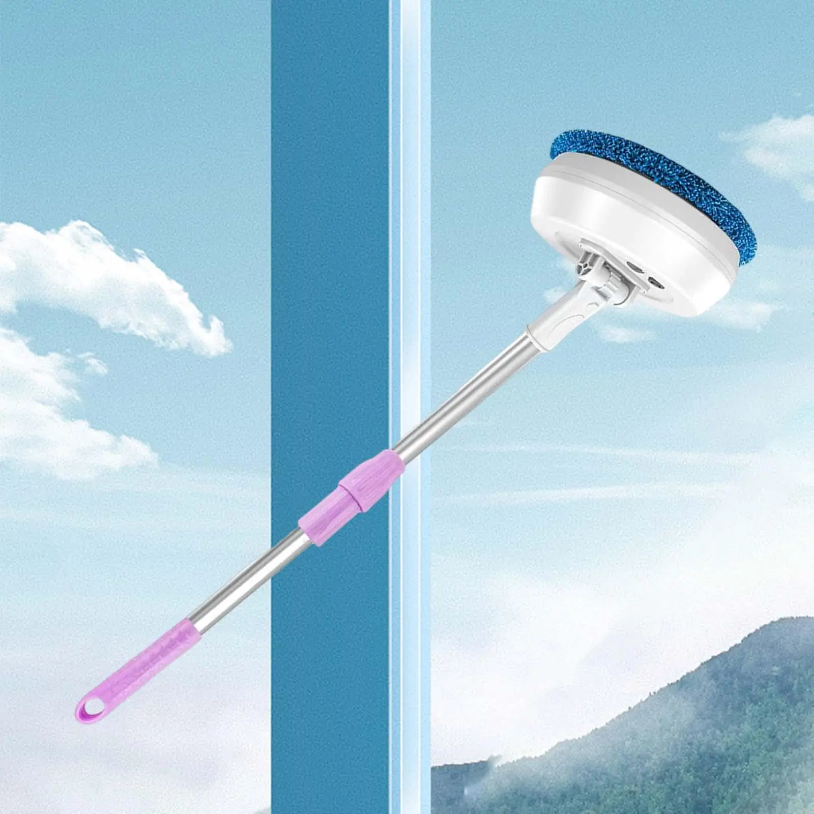 

Electric Mop 360 Rotating Extendable Super Absorbent Floor Cleaner Telescoping