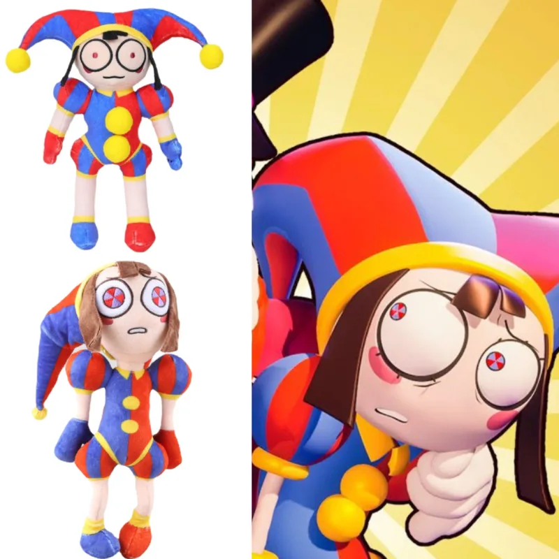 Os Incríveis Brinquedos Digitais de Pelúcia Infantil, Boneca Recheada, Pelúcia Anime, Kawaii, Brinquedo Recheado, Circo, Palhaço, Palhaço, Presentes