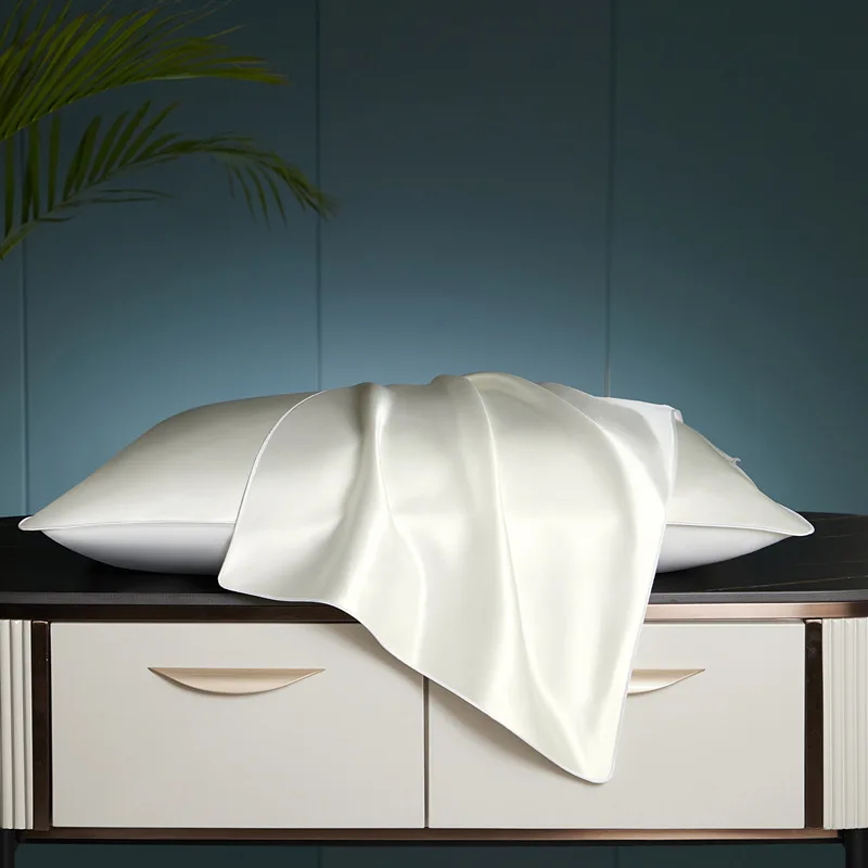Silk Pillow Case Natural Mulberry Single Side Silk Pillowcase 19 Momme