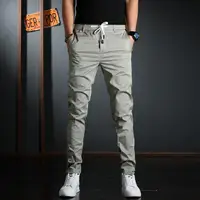 Men's Daily Casual Outdoor Hiking Climbing Fishing Slim Fit Ice Silk Workwear Cargo Jogger Pants Designer Clothes Trousers