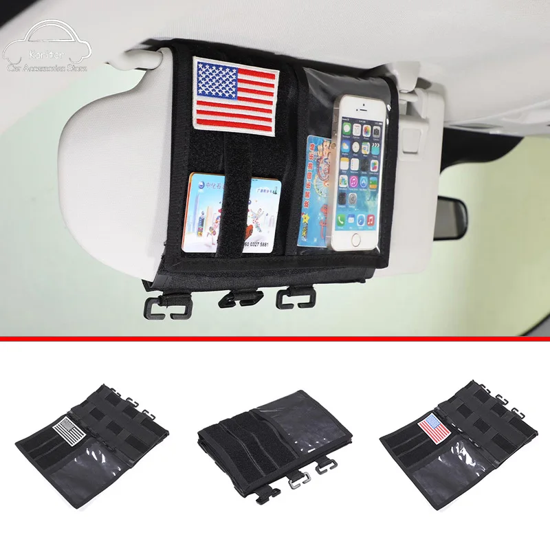 

Для Ford Maverick 2022 автомобильный Стайлинг Черный Автомобильный солнцезащитный козырек Органайзер Панель мульти-карманная сумка для хранения аксессуары для интерьера