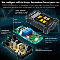 12V Car Charger Battery Tester 5/10A Gel Battery Charger Power Bank Pulse AGM Wet Dry Lead Acid Auto Repair Tools Repair device - Image 3