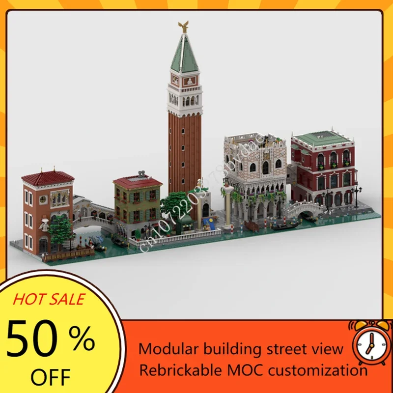 

25989PCS Venice Finale Modular MOC Creative street view Model Building Blocks Architecture Education Assembly Model Toys Gifts