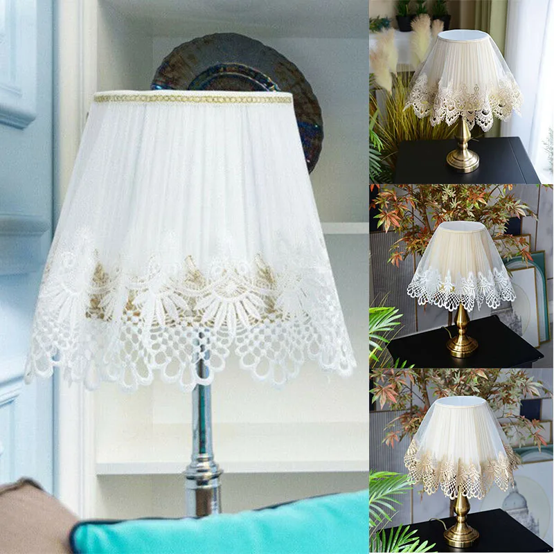 

Keep Tidy Table Lamp Covers Elegant Lampshade Vintage Lace Beautiful Lamp Shade