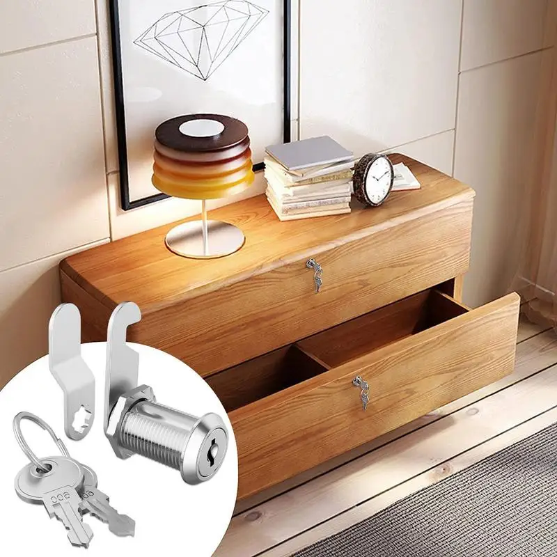 Cabinet Drawer Latch Button Locks Camper Car Push Lock 20mm For Furniture Hardware Accessories
