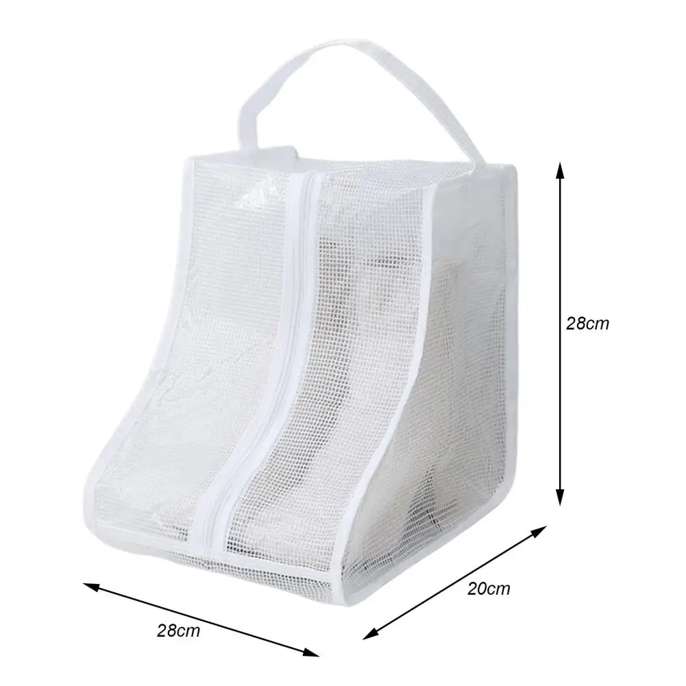 Storage Bag 1Pc Boot Organizer Dust-proof Waterproof Space-saving Visible Handle Design Shoe Storage Pouch Household Supply 6