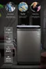 ZK automatic washing machine household large capacity pulsator one button washer and dryer machine 5