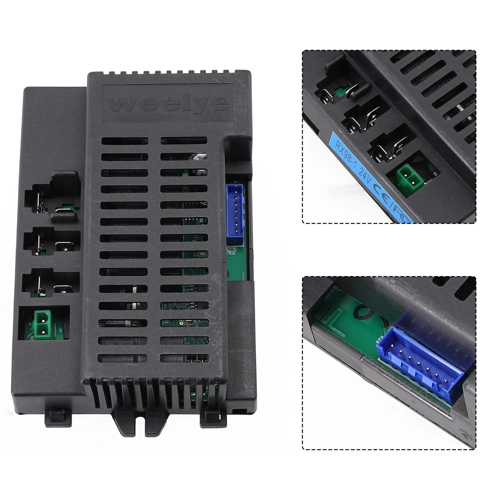 weelye RX98 24V Receiver Control Box, Compatible with Certain Children's Electric Ride On Toys, Complete Package