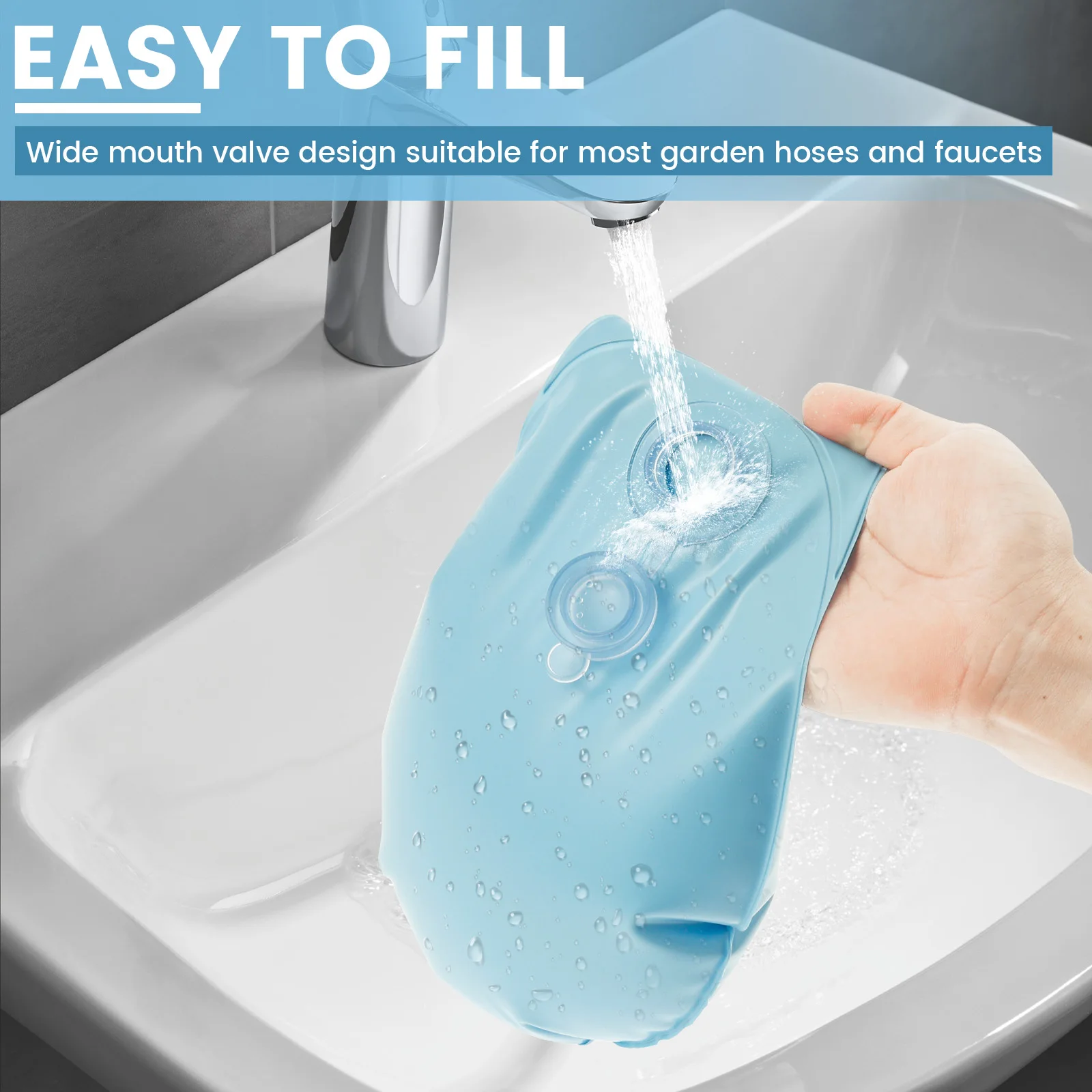 PVC Pool Cover Weights with Hooks for Above Ground Pools