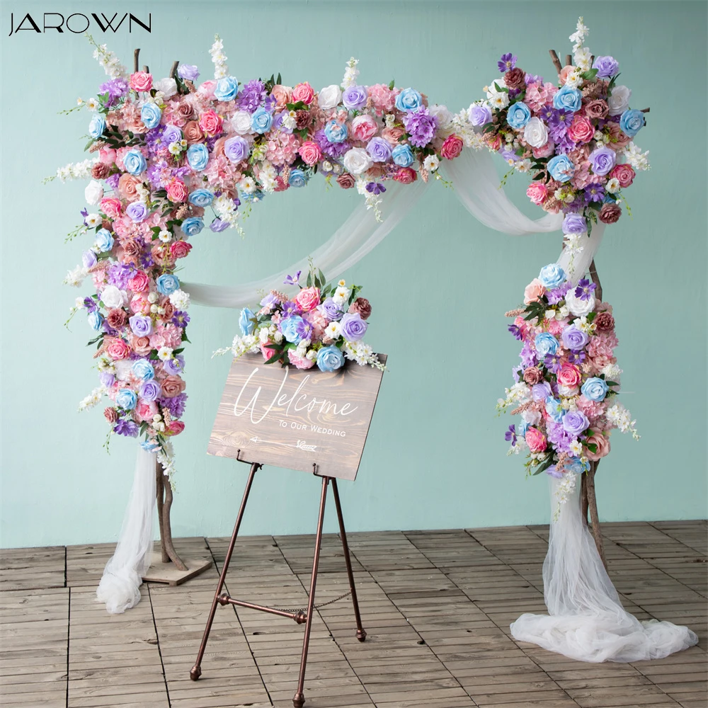 Light Purple Pink Floral Party Arch Backdrop Kit