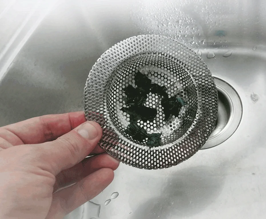 Ersandy – Filtre à cheveux amovible en acier inoxydable – Antirouille et durable – Compatible avec bondes de douche