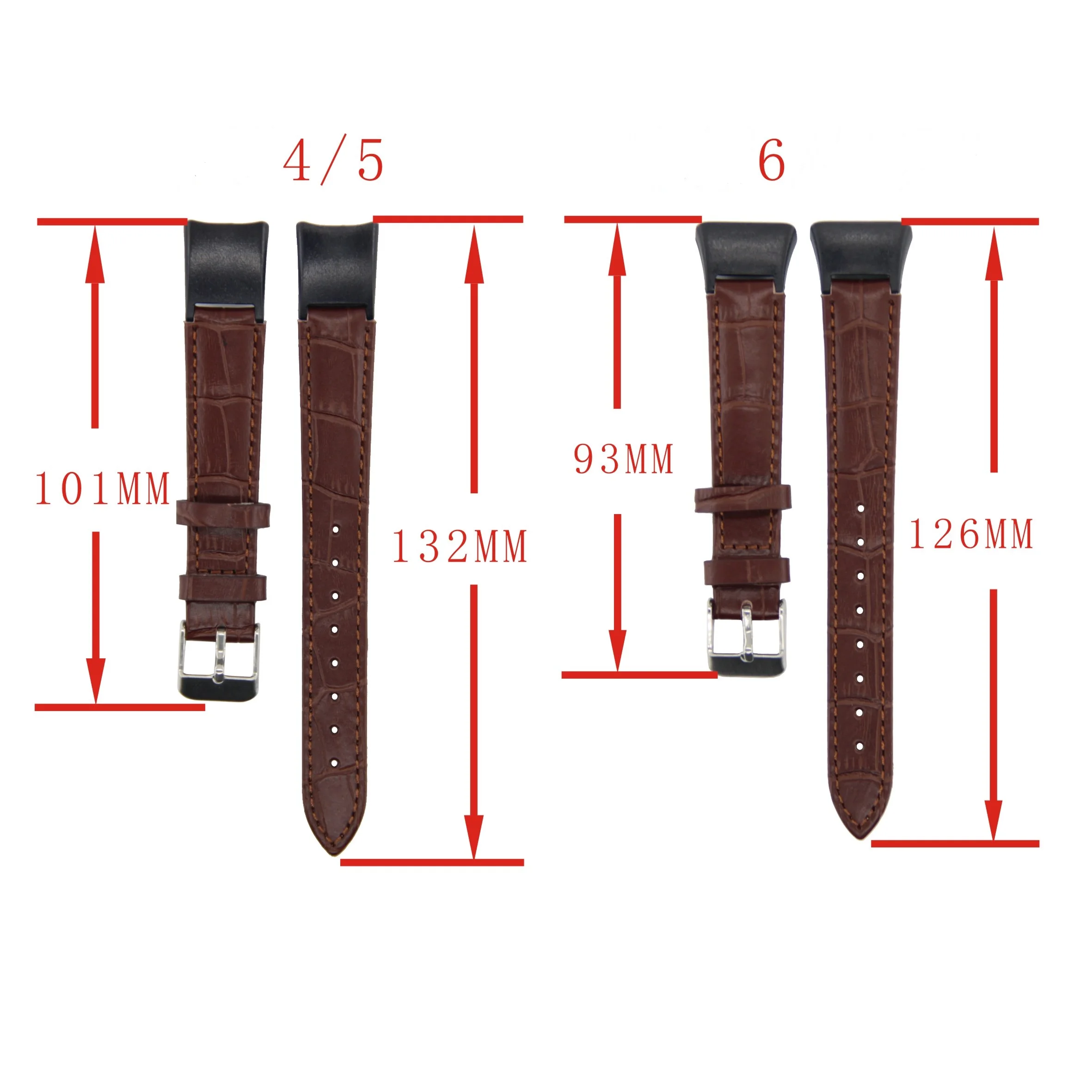 화웨이 밴드 용 가죽 스트랩 6 pulseira Smartwatch 명예 밴드 용 빈티지 팔찌 6 5 4 retro bracelet correa accessories