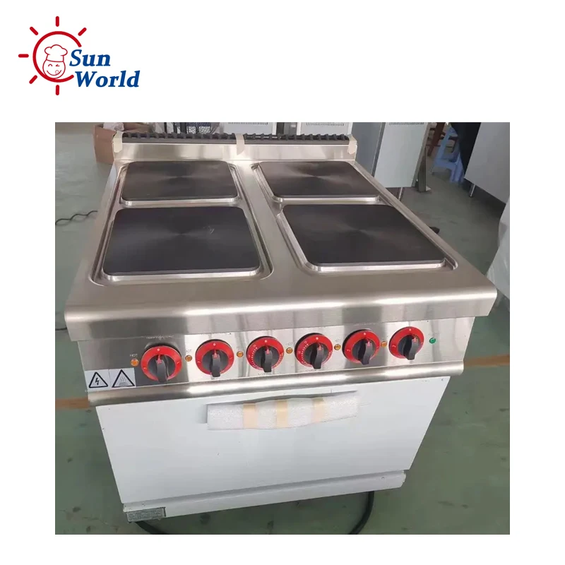 Commercial Kitchen Hot Plate 4 6 Burner Electric Cooking Stove 6 Hot Plate Electric Burner With Oven 2