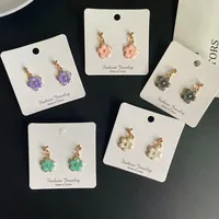 Korean Fashion Choker Necklace for Women Girl Colorful Flower Design Pendant Necklace Cute Romantic Neck Jewelry Wholesale - Image 6