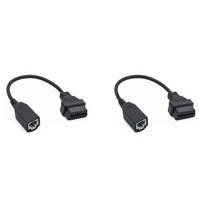 

2X OBD2 Cable For Honda 3Pin OBD1 Adapter OBD2 OBDII For Honda 3 Pin To 16 Pin Connector Compatible Diagnostic Tool