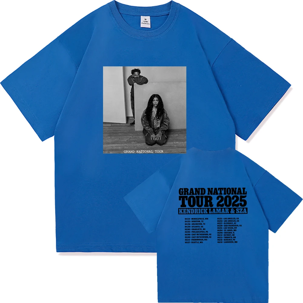 SZA Kendrick Lamar TShirt Grand National Tour 2025 Men