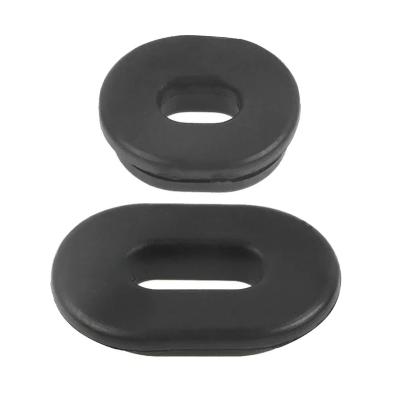 12-Piece Black Rubber Grommet Set for Motorcycle Body Side Cover