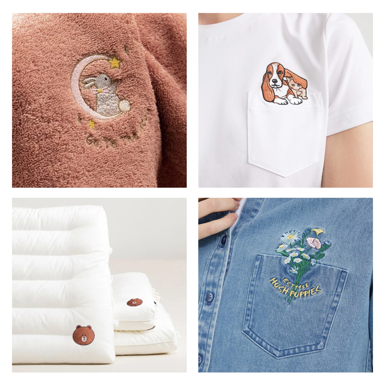 Poolin Computered Embroidery Machine Clothes Combo Include Threads&Tear Away Stabilizer&Bobbins Homeuse Embroidery Machine embroidery machine