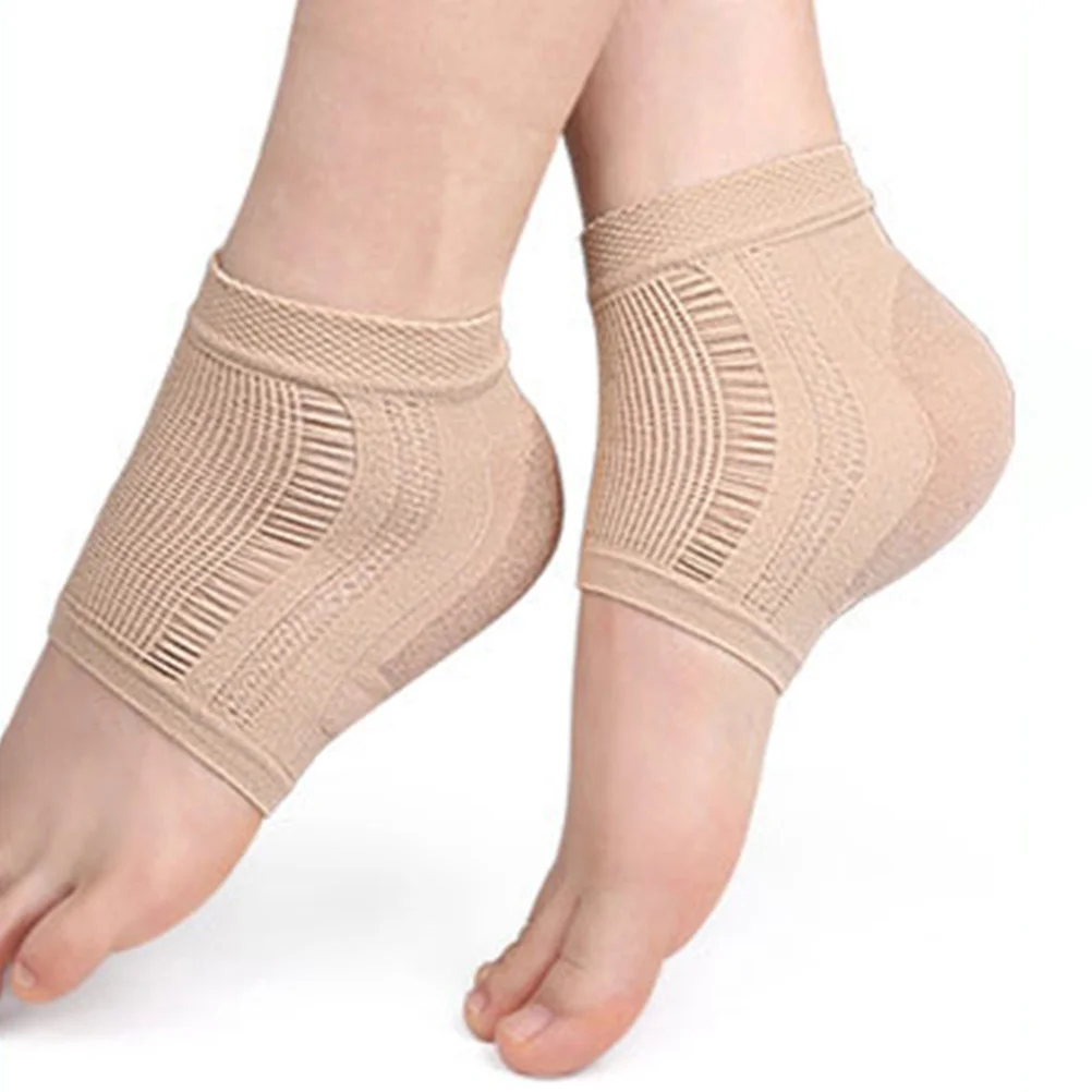 

Heel Socks for Dry Cracked Feet Mesh Gel and Foot Protectors Cracking Preventing