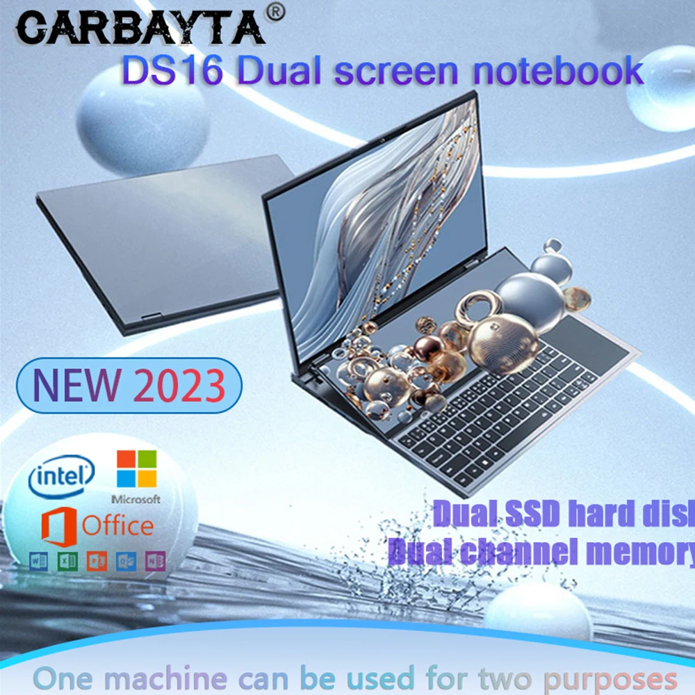 2023IntelCorei710750HDualScreenLaptop16Inch14InchTouch