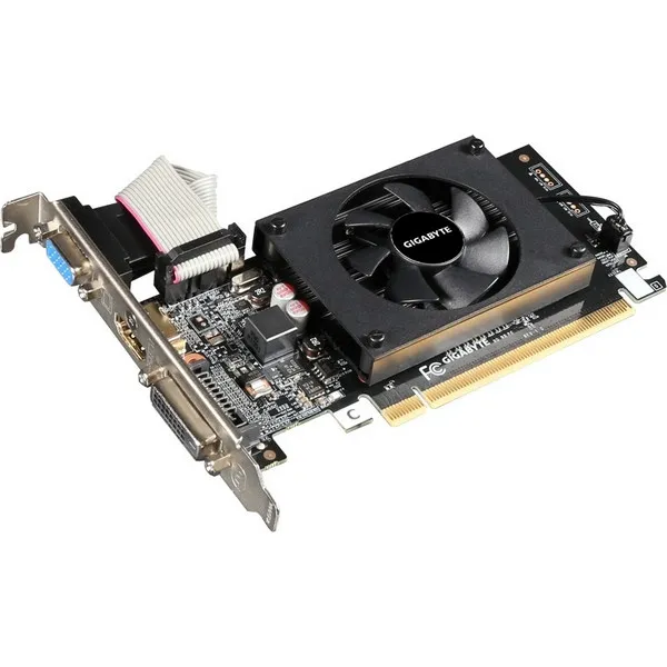 Видеокарта GIGABYTE NVIDIA GeForce GT 710 1Gb DDR3 (GV-N710D3-1GL) OEM | Компьютеры и офис