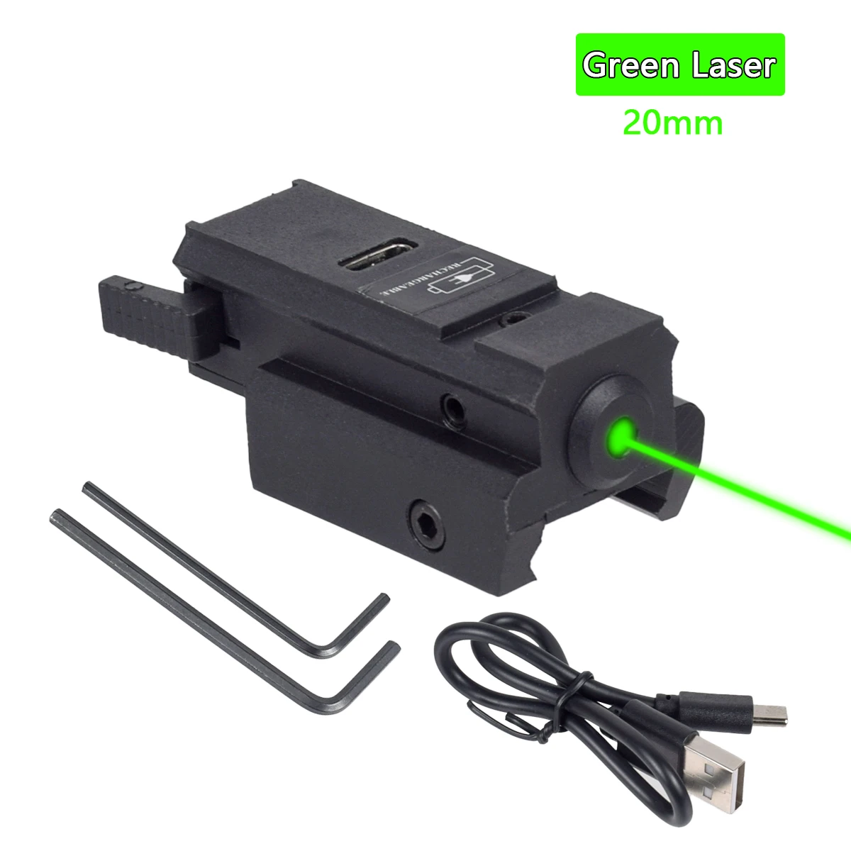 4TYPE Green/Red Dot Laser Sight Rechargeable Aiming Laser Pointer Sights For Pistol Glock 17 Rifle AR15 Hunting Accessories