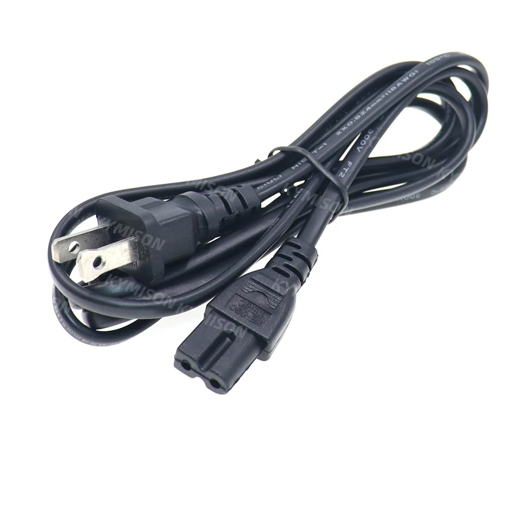 18AWG NISPT-1 전원 코드 US NEMA 1-15P - IEC320 C7 8자형 커넥터 AC 2구분극 전원 공급 케이블 플러그