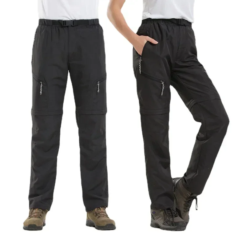 남성용 빠른 건조 전술 바지 여성용 카고 바지 방수 등산 트레킹 캠프 작업 바지..