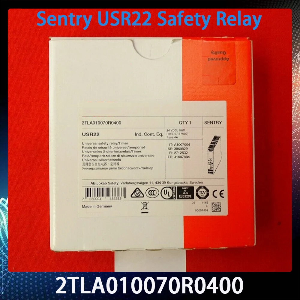 

2TLA010070R0400 For ABB Sentry USR22 Safety Relay Outputs 2NO+2 Delayable NO +24VDC Works Perfectly Fast Ship High Quality