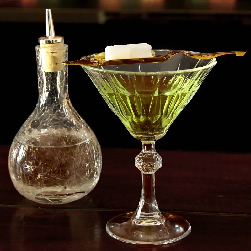 New Stainless Steel Absinthe Spoon Cocktail Bar Utensils Bitter Scoop Absinthe Glass Cup Drink Ware Spoon Creative Filter