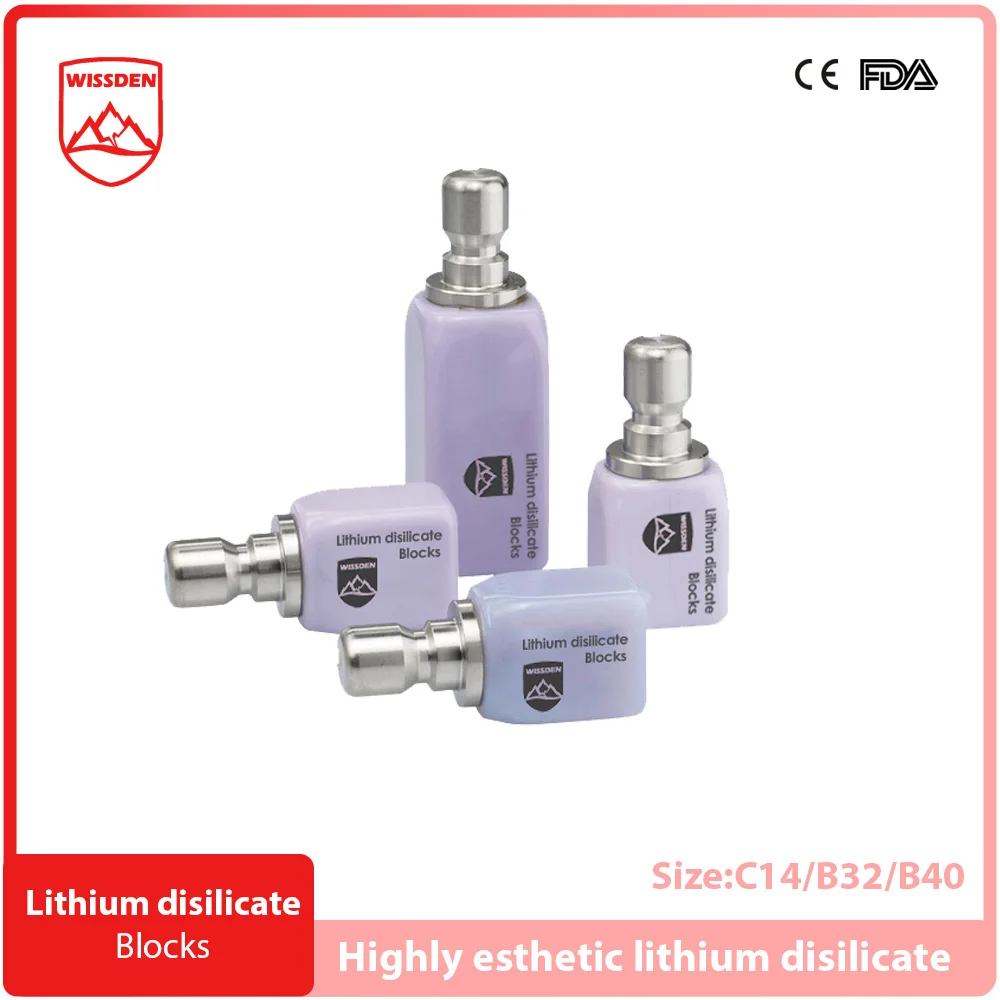 Wissden emax cad C14 Dental Glass Ceramic Cubes CAD/CAM Lithium ...