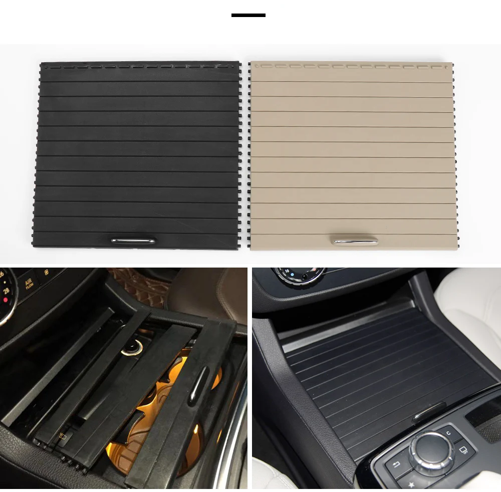Neuwagen Innen Innen Innen zentrale Konsole Rollo Abdeckung für Mercedes Benz ml-Calss W166 Gl-Klasse x166 Gle W292 Getränke halter Platte – Detail 5