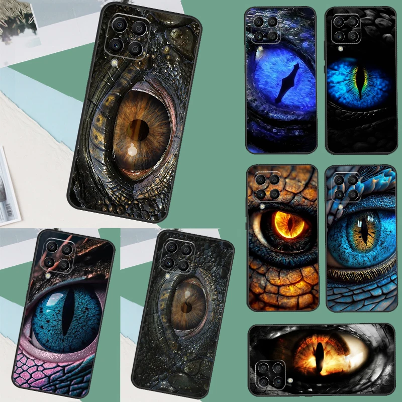Dragon Eye Gothic Cover Per Samsung Galaxy M31 M51 M21 M30S M20 M13 M23 M33 M53 M12 M32 M52 M54 M34 M14 Case